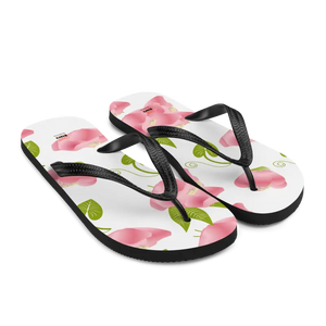 Floral Slip-resistant Flip-flops - Pink Flowers Safety Style - Dipaliz - Slippers