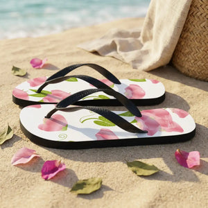 Dipaliz floral slip-resistant flip-flops pink flowers summer - slippers