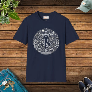 Zen Yoga Pose Unisex Softstyle Tee - Soft Cotton - Dipaliz - T-shirts