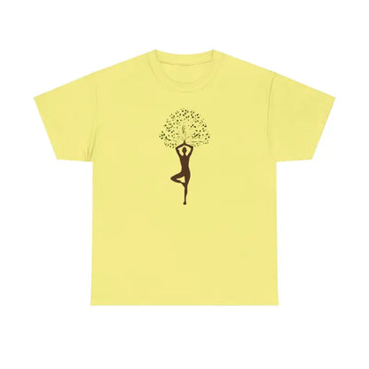 Unleash Serenity in Style with Yoga & Nature Deluxe T-shirt - T-shirt