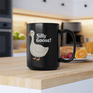 Silly Goose Black Ceramic Mug - High-quality Sublimation - Dipaliz - Mugs