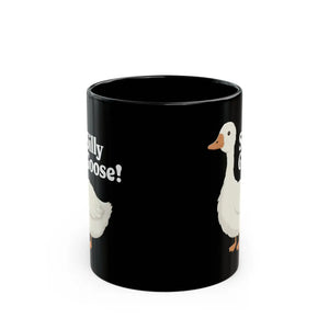 Silly Goose Black Ceramic Mug - High-quality Sublimation - Dipaliz - Mugs