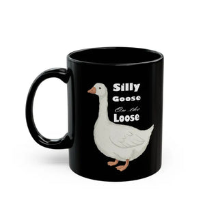 Mug - Goose Black Ceramic - Silly on the Loose - Dipaliz