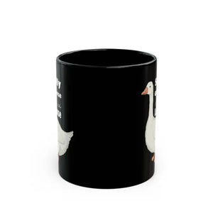 Mug - Goose Black Ceramic - Silly on the Loose - Dipaliz