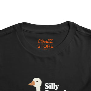 Silly Goose Toddler Tee Vibrant Colors Soft Cotton Dipaliz - T-shirts