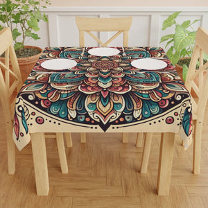 Geometric Oasis Tablecloth – One-sided Print - Dipaliz - Tablecloths