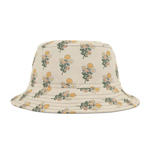 Vibrant Floral Bucket Hat - Simple Flowers - Dipaliz - Hats