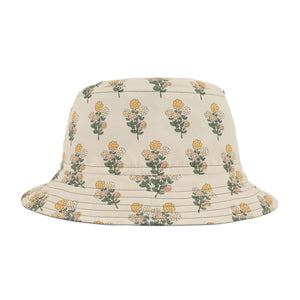 Vibrant Floral Bucket Hat - Simple Flowers - Dipaliz - Hats