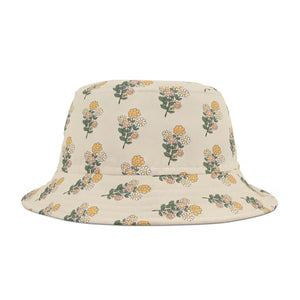 Vibrant Floral Bucket Hat - Simple Flowers - Dipaliz - Hats