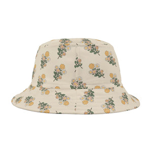 Vibrant Floral Bucket Hat - Simple Flowers - Dipaliz - Hats