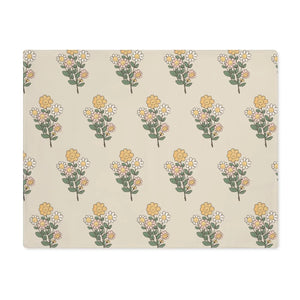 Floral Placemat – Eco-friendly Cotton Decor - Dipaliz - Placemats