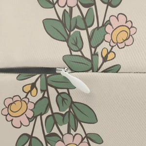 Spun-polyester Lumbar Pillow - Farmhouse Floral Home Decor - Dipaliz - 20’’ × 14’’ - Pillows