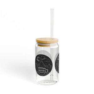 Clear Glass Sipper Bpa Free Adventure Coffee Tumbler - Dipaliz - Tumblers