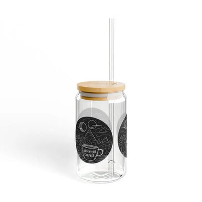 Elevate Every Sip with the Bpa-free Clear Glass Sipper - Tumbler