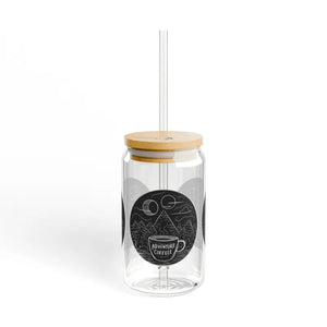 Clear Glass Sipper Bpa Free Adventure Coffee Tumbler - Dipaliz - Tumblers