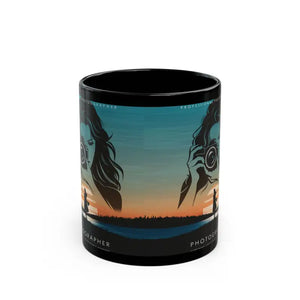 Black Ceramic Mug - Professional Photographer Style - Dipaliz - Mugs