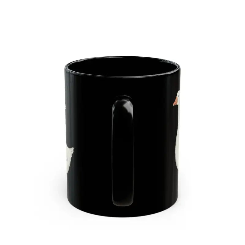 Sip in Style with the Silly Goose Black Ceramic Mug! - Mug