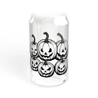 Sip Spooky Style with Scary Halloween Pumpkin Glass - Mug