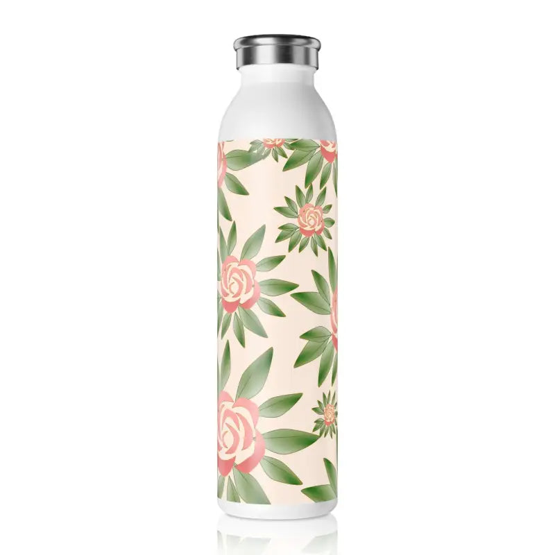 Sip & Strut Slim Water Bottle: Elevate your Style and Hydration - 20oz / White Mug