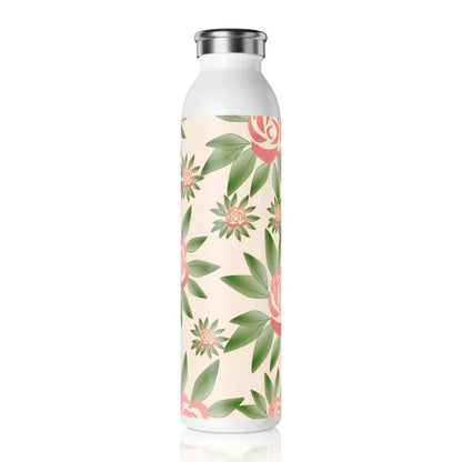 Sip & Strut Slim Water Bottle: Elevate your Style and Hydration - 20oz / White Mug