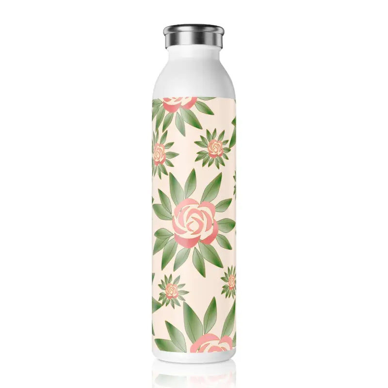 Sip & Strut Slim Water Bottle: Elevate your Style and Hydration - 20oz / White Mug