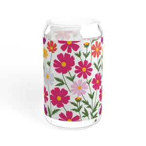 16oz Summer Sipper Clear Tempered Glass Tumbler - Dipaliz - Tumblers