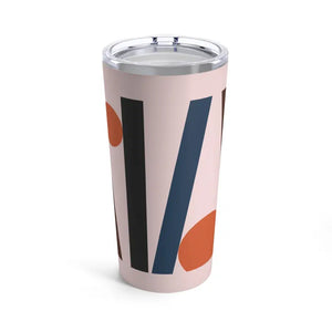 Stylish Abstract Art Tumbler 20oz - Hot Cold Drinks - Dipaliz - Tumblers