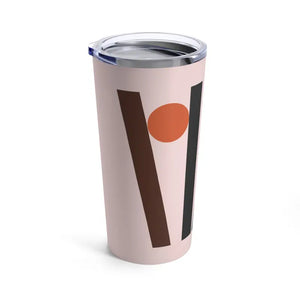 Tumblers - Abstract Art Tumbler 20oz - Stylish Hot Cold Drink - Dipaliz