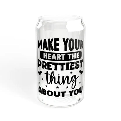 Elevate your Drink with a 16oz Clear Tempered Sipper Glass - Mug