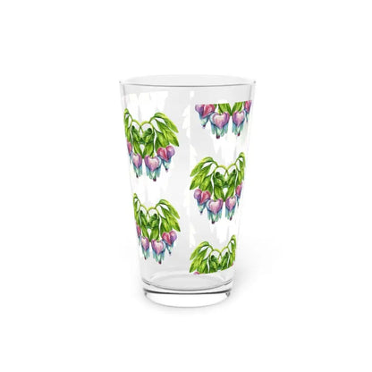 Elevate your Drink with Bloominbrilliant Floral Pint Glasses - 16oz Mug