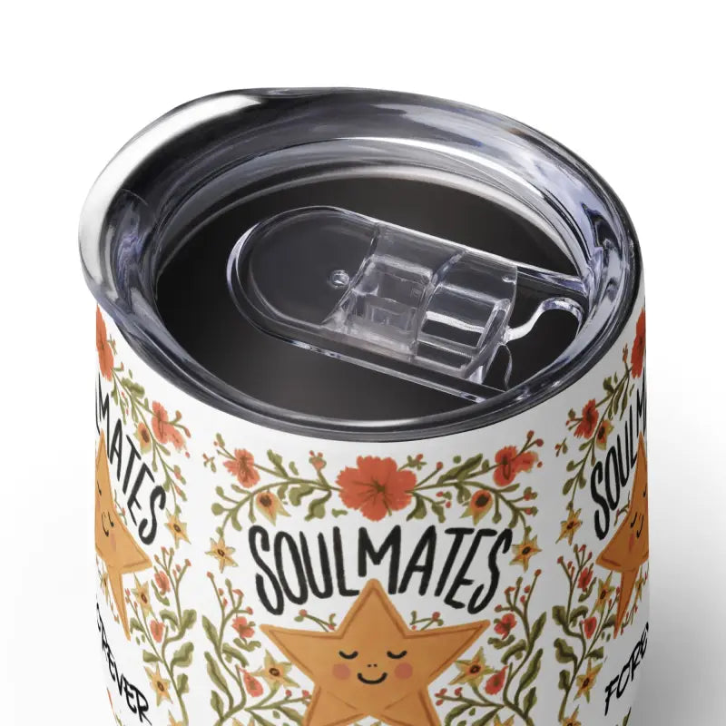 Elevate your Gathering with the Soulmates Forever Wine Tumbler - Tumblers