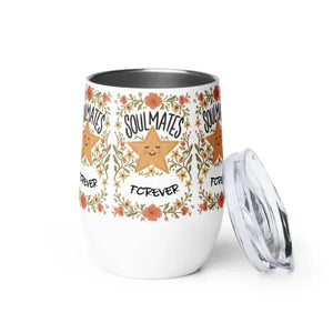 Wine Tumbler Soulmates Forever - Insulated Style - Dipaliz - Tumblers