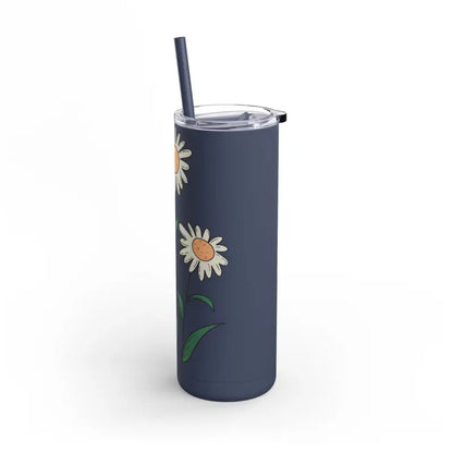 Daisy Charm with Maars Maker Skinny Matte Tumbler 20oz - Tumblers