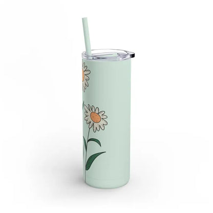 Daisy Charm with Maars Maker Skinny Matte Tumbler 20oz - Tumblers