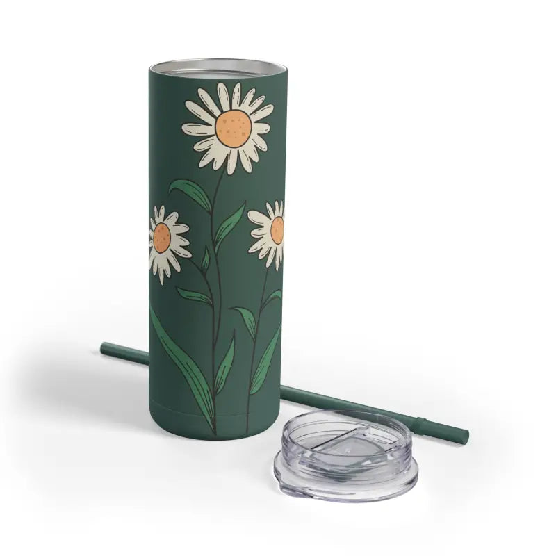 Daisy Charm with Maars Maker Skinny Matte Tumbler 20oz - Tumblers