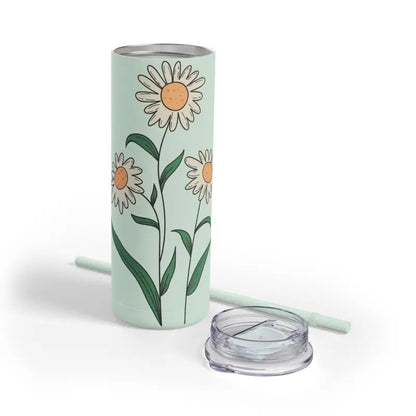 Daisy Charm with Maars Maker Skinny Matte Tumbler 20oz - Tumblers