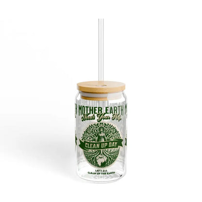 Ultimate 16oz Earth Day Sipper Glass for Every Occasion - Tumbler