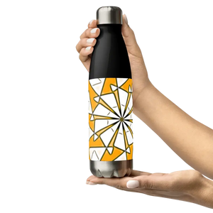 Stainless Steel Water Bottle - On-the-go Hydration - Dipaliz - Black - Bottles