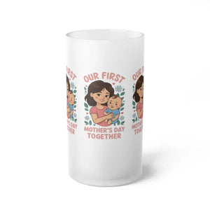 Ultimate Frosted Glass Beer Mug - Crystalline Finish - Dipaliz - 16oz / Glasses