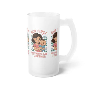 Ultimate Frosted Glass Beer Mug - Crystalline Finish - Dipaliz - 16oz / Glasses