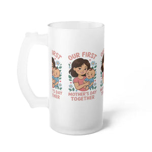 Ultimate Frosted Glass Beer Mug - Crystalline Finish - Dipaliz - 16oz / Glasses