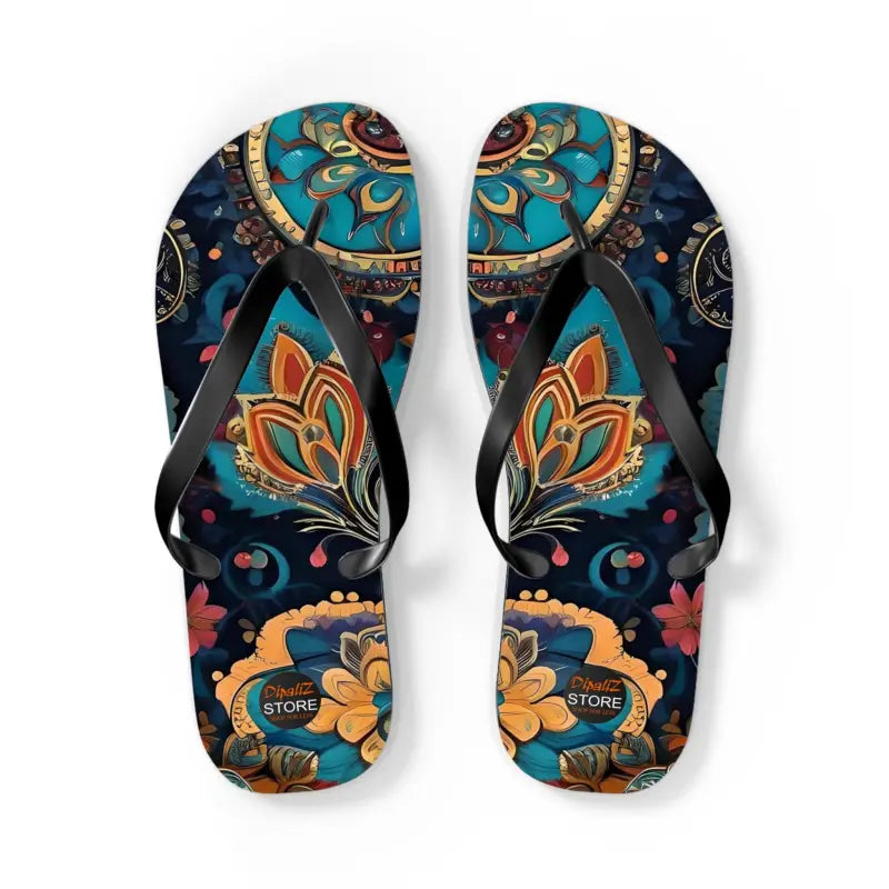 Turn Heads with Pink Paisley Unisex Flip Flops - Shoes