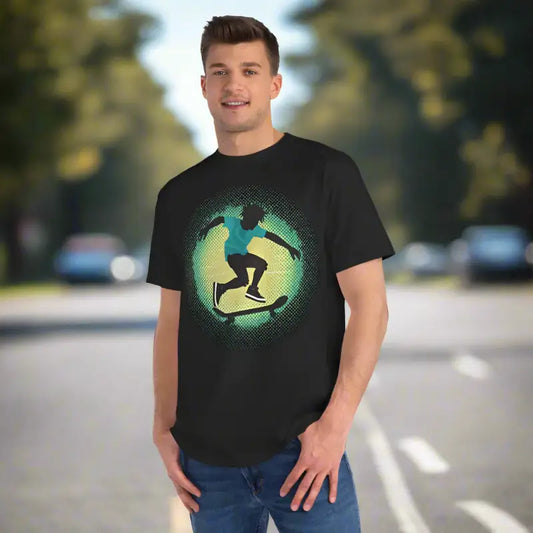 Eco-friendly Unisex Skater Tee: Ultimate Comfort in Organic Cotton - T-shirt