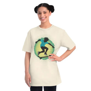 Skater Unisex Organic Cotton Tee - Maximum Movement - Dipaliz - T-shirts