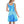 Blue Wavy Stripes Skater Dress - Head-turning Style - Dipaliz - Dresses