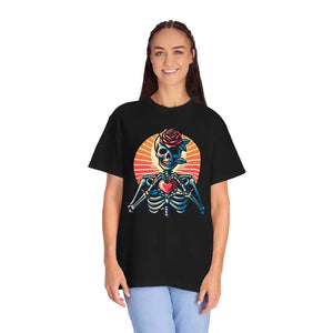 Skeleton Heart Tee - Bold Comfort Colors Design - Dipaliz - T-shirts