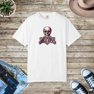 Soft Cotton Skeleton with Heart Tee - Eco-friendly - Dipaliz - T-shirts