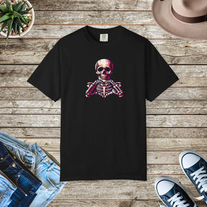 Soft Cotton Skeleton with Heart Tee - Eco-friendly - Dipaliz - T-shirts