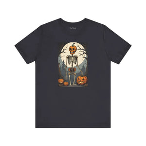 Playful Skeleton Unisex Jersey Short - Halloween - Dipaliz - T-shirts