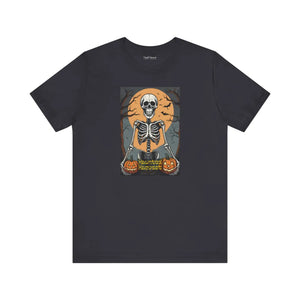 Haunted Harvest Unisex Jersey Tee - Halloween Skeleton - Dipaliz - T-shirts
